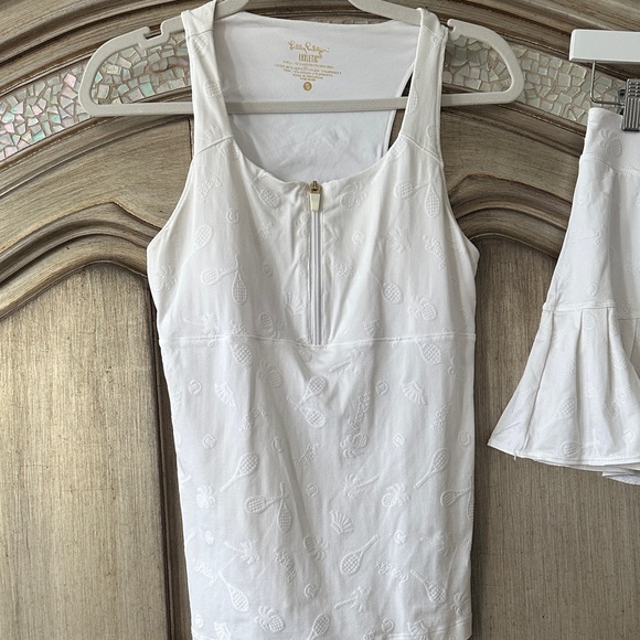 Lilly Pulitzer White Tank Top and Skirt Set - Picture 4 of 13